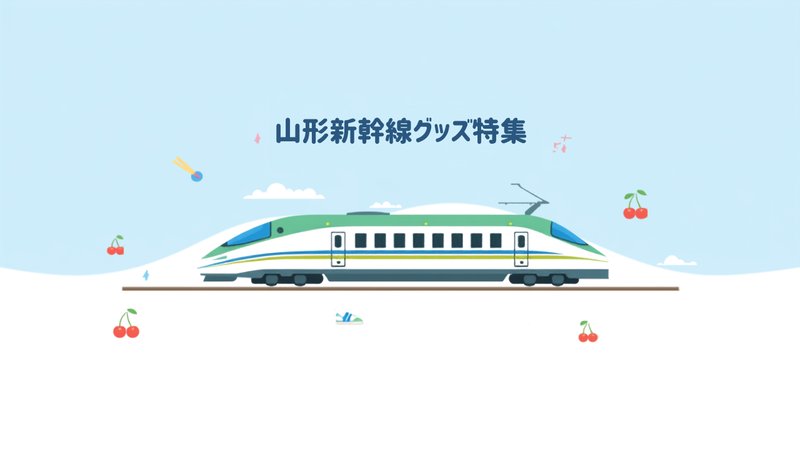 山形新幹線グッズのイメージ
